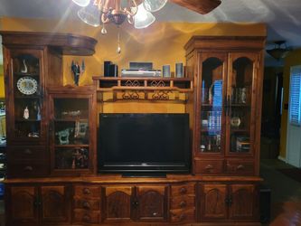 Teak Entertainment Center