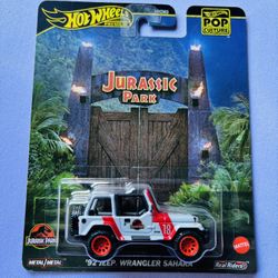 Hot Wheels Jurassic Park Jeep Wrangler 