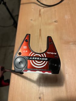 Odyssey Ai-Dual #7 35” putter with headcover