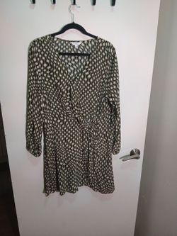 TIME AND TRU Women's Patterned Long Blouse