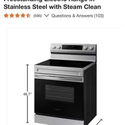 $300 Electric Stove Brand New In The Box With Home Depot Receipt 12/2025
