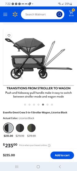 Evenflo Omni Crew 3-in-1 Stroller Wagon $185