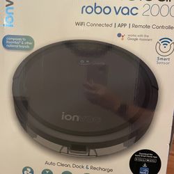 Ionvac Smart Robotic Vacuum, NEW IN BOX!