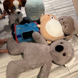 Assorted Larger Stuffed Animals