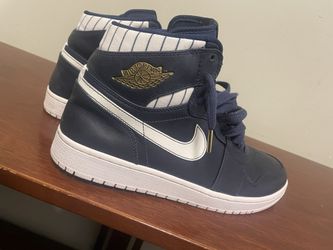 Nike Air Jordan 1 Yankees Derek Jeter Rare MLB NYC