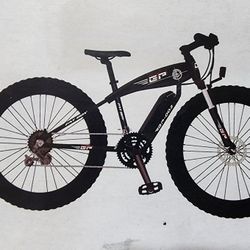 Electric Fat Tire Bike 26” EP-002 350W Shimano 21 Speed