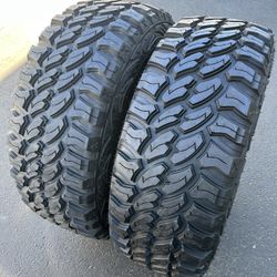 (2) 315/70R17 Pro Comp Mud Terrain 