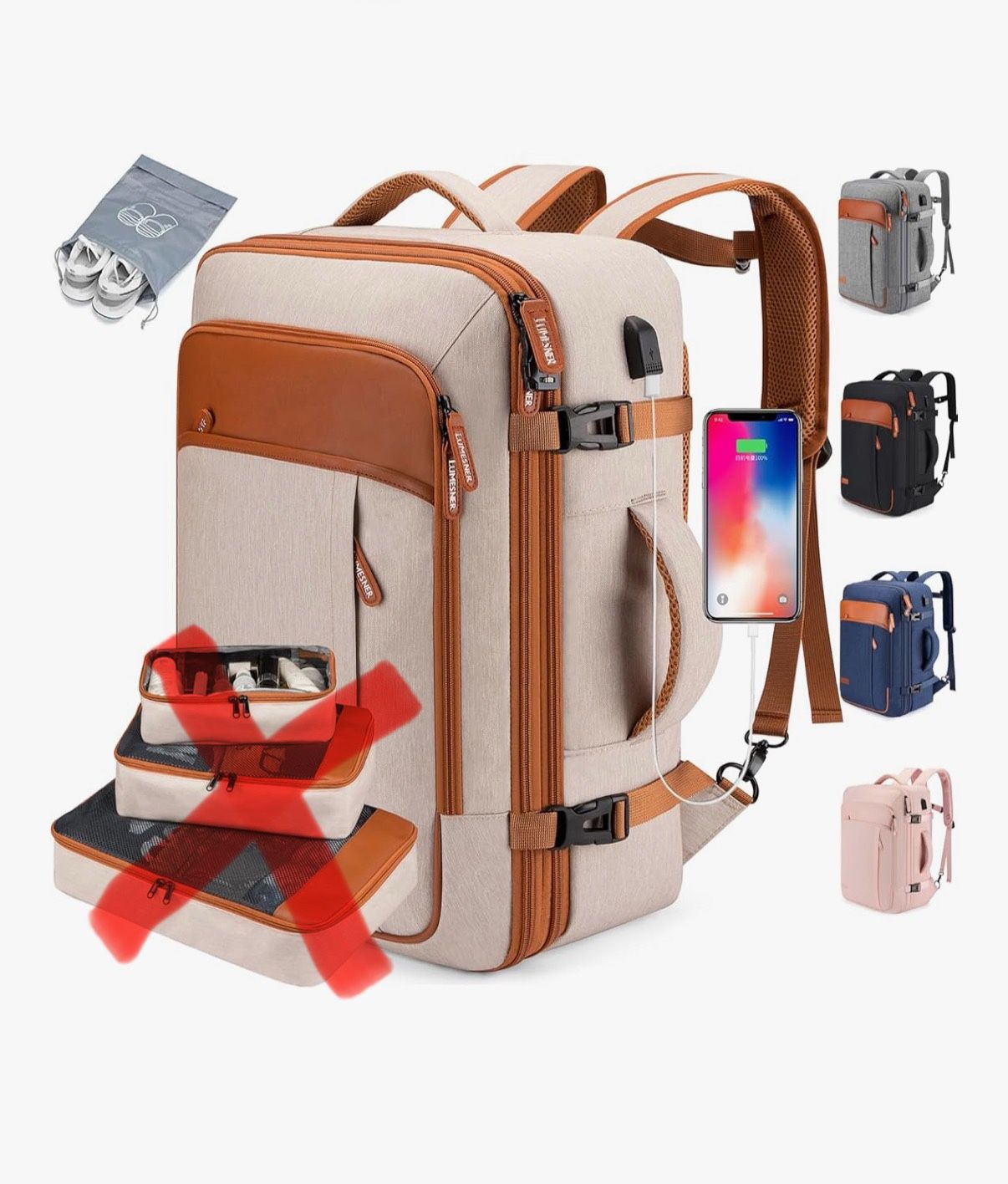 Travel Suitcase Backpack 