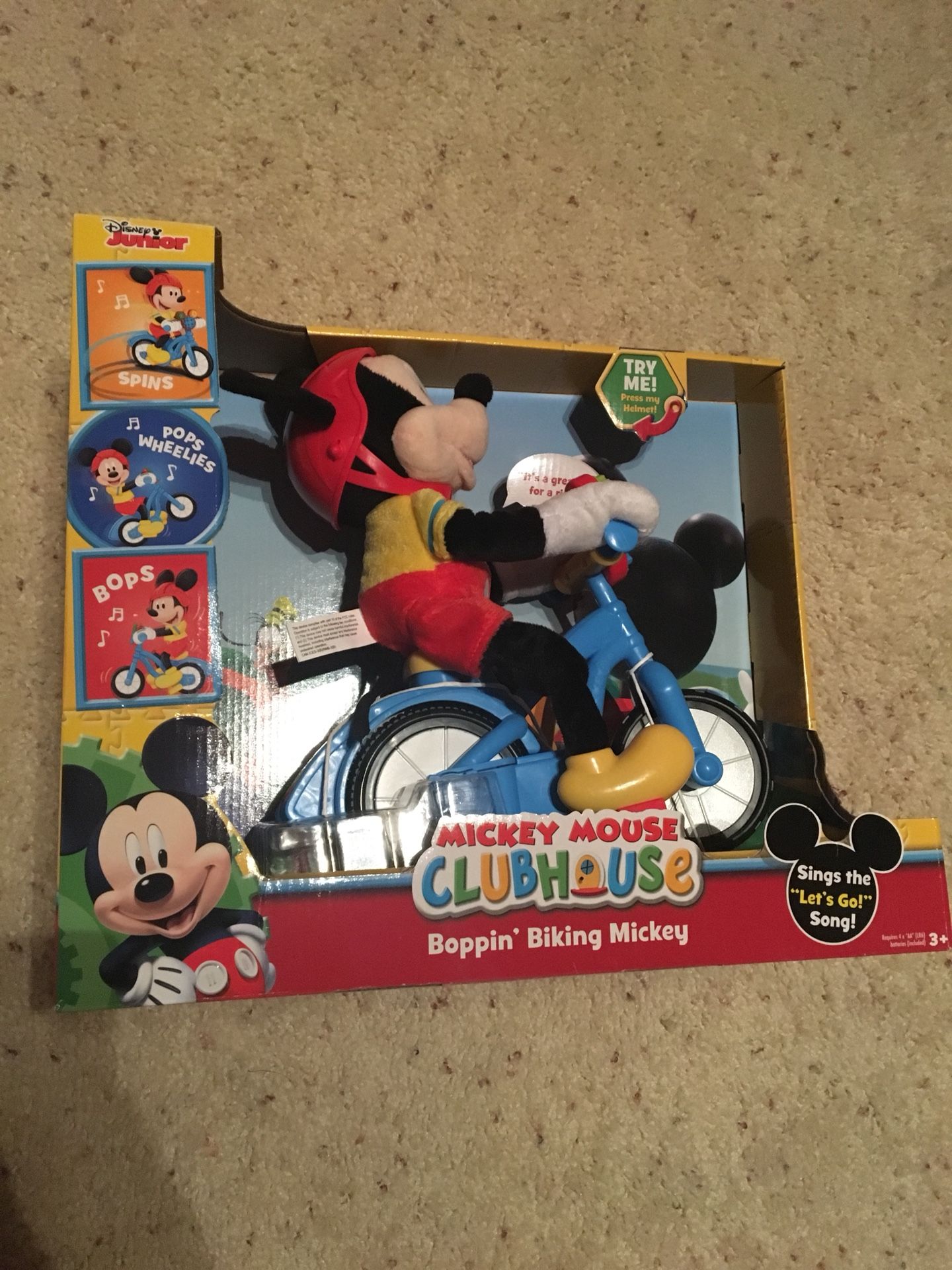 Mickey Mouse clubhouse - boppin biking Mickey toy