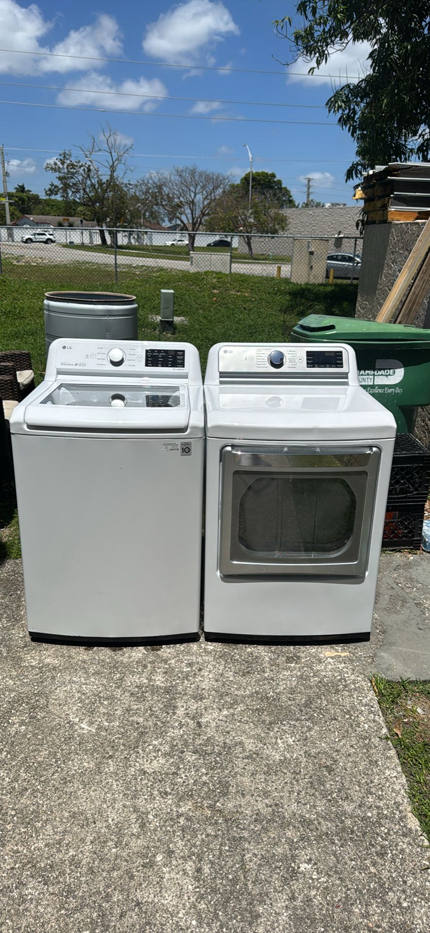 Washer and dryer LG
