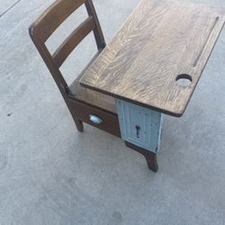 Vintage School Desk 