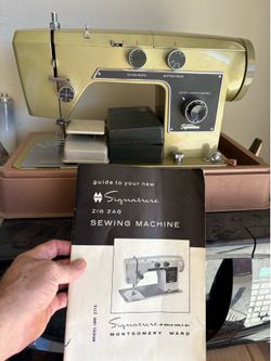 Montgomery Ward Signature Zig Zag Sewing Machine Model URR 277E