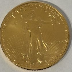 $25 American Gold Eagle 1/2 Ounce Solid Gold Coin