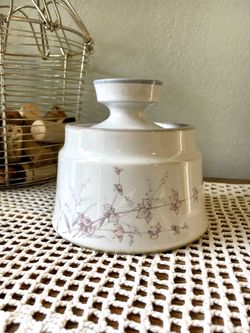 Vintage Noritake Stoneware Sugar Bowl-Woodstock