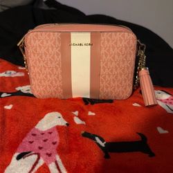 Michael Kors Jet Set Medium Logo Stripe Crossbody Bag