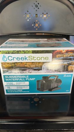Creekstone 2500 gph submersible pond pump