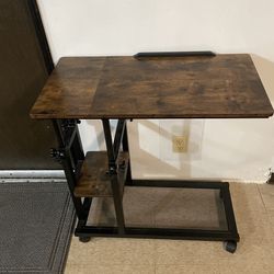 Standing Adjustable Desk, End Table, Shelf
