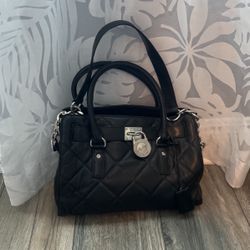 Michael Kors Black Quilted Bag