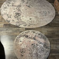 SAFAVIEH GLACIER AREA RUGS PINK & GREY 