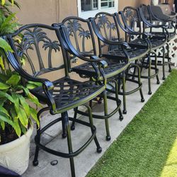 Aluminum Patio Barstools/ Outdoor Bar Stools