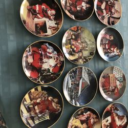 Coca Cola Christmas Collector Plates 