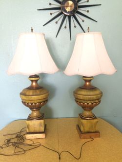 Mid century modern Nardini Studio table lamps