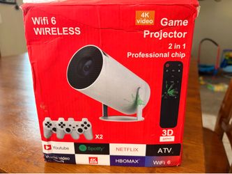 4k retro game and app projector
