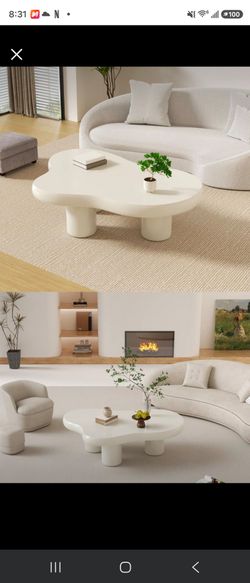 Modern Cloud Coffee Table – Good Condition