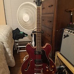 Silvertone by Samick 1999 Korean made ES-335 style Electric Guitar w/upgrades