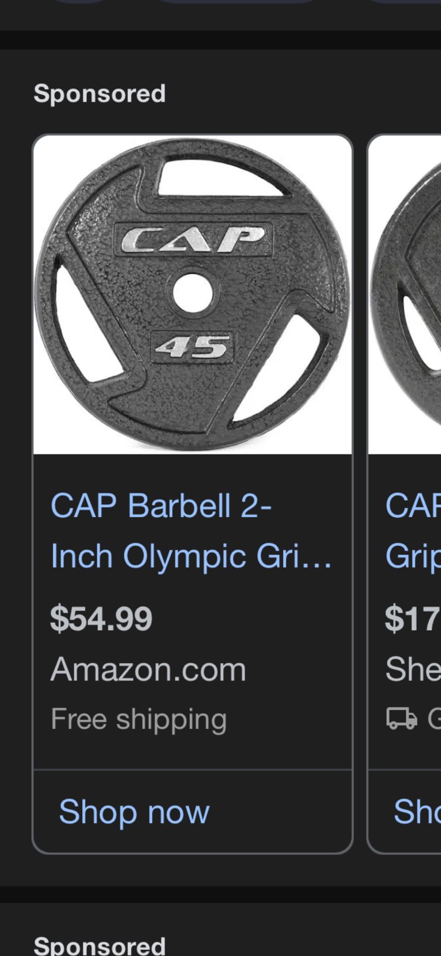 Olympic 45 Pound Weight Set With Bar