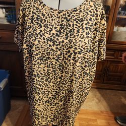 Leopard Print Blouse