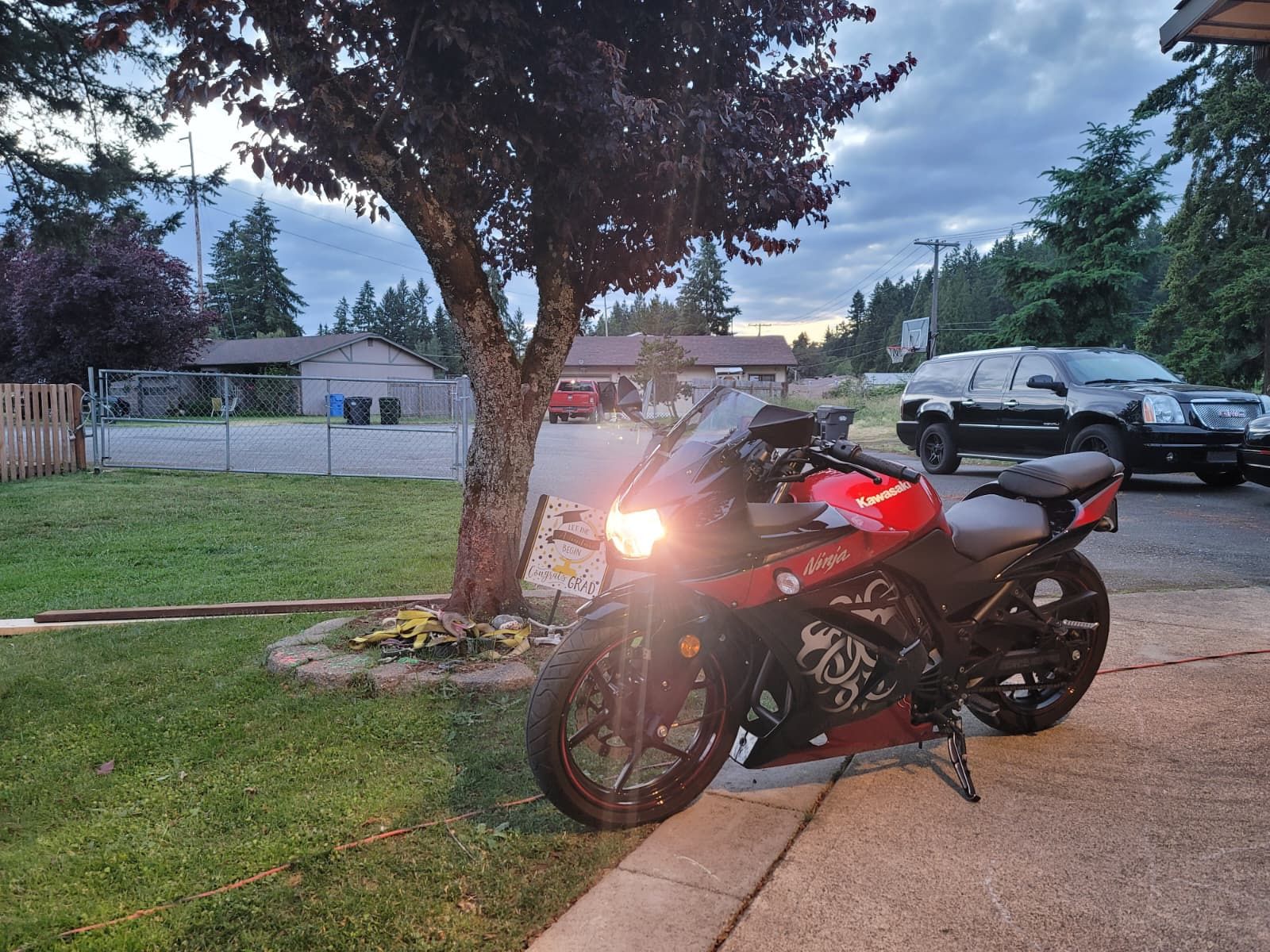 2010 Ninja kawk Ex 250 Sport