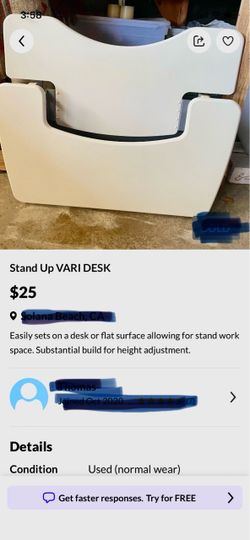 Stand-up  Vari desk