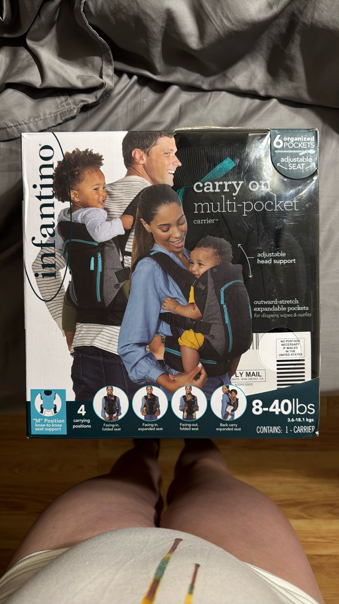 Baby Carry On Multi-pocket Carrier