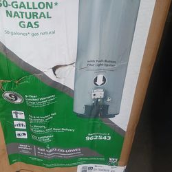 New Water Heater ( Gas Natural 50g