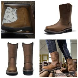 8.5 Steel Toe Work Boots nortiv8