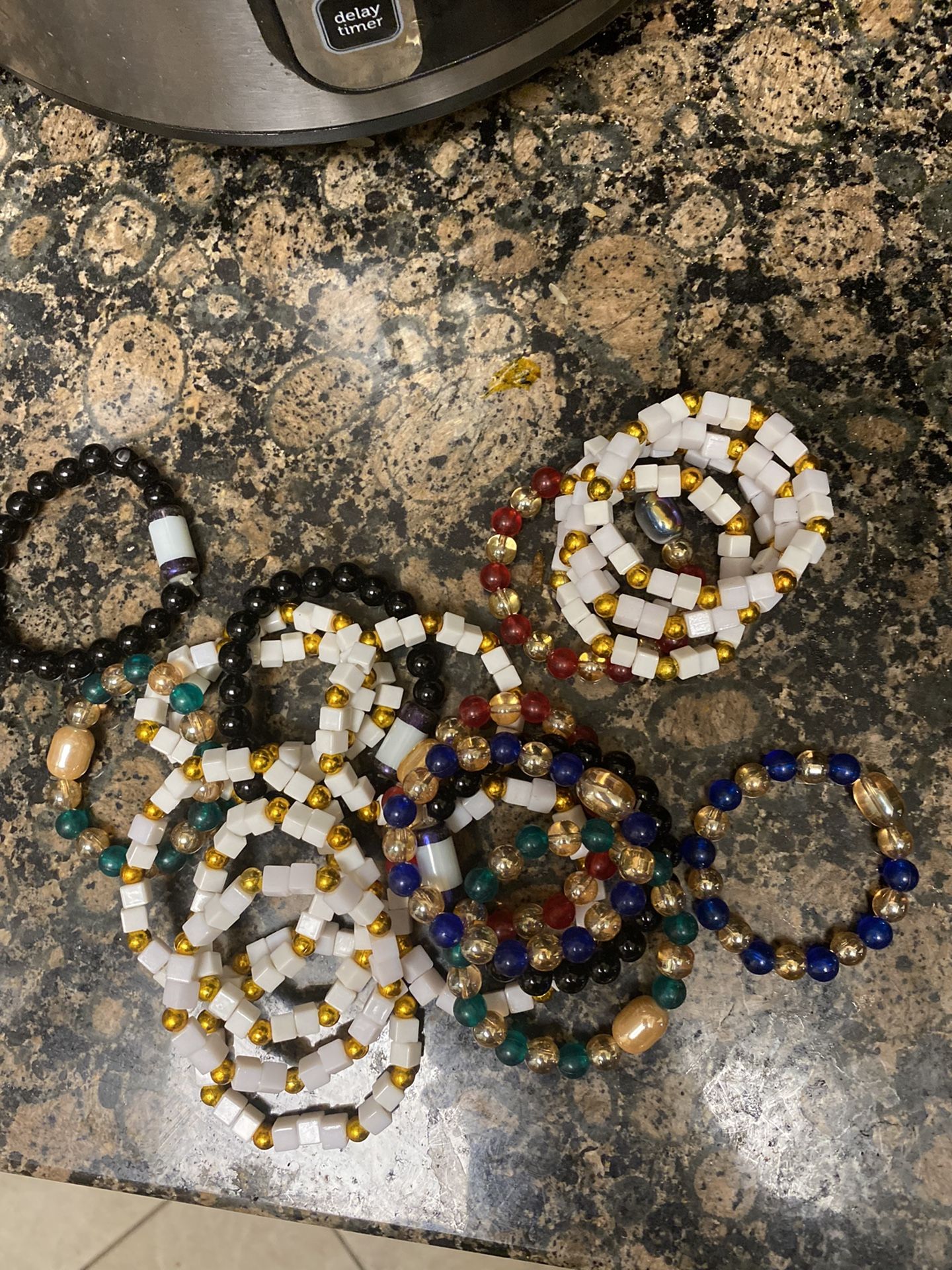 Beads. Anglets.bracelet . And Bags