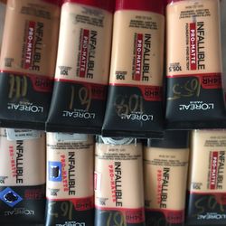 New L’Oréal Infallible Pro Matte 24hr Wear Foundations 