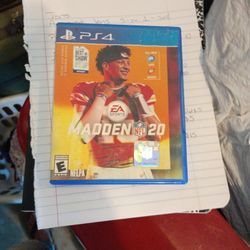 PS4 Game Madden NFL 20