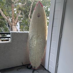 Balestar America 6 1/2 Ft Surfboard With Cover