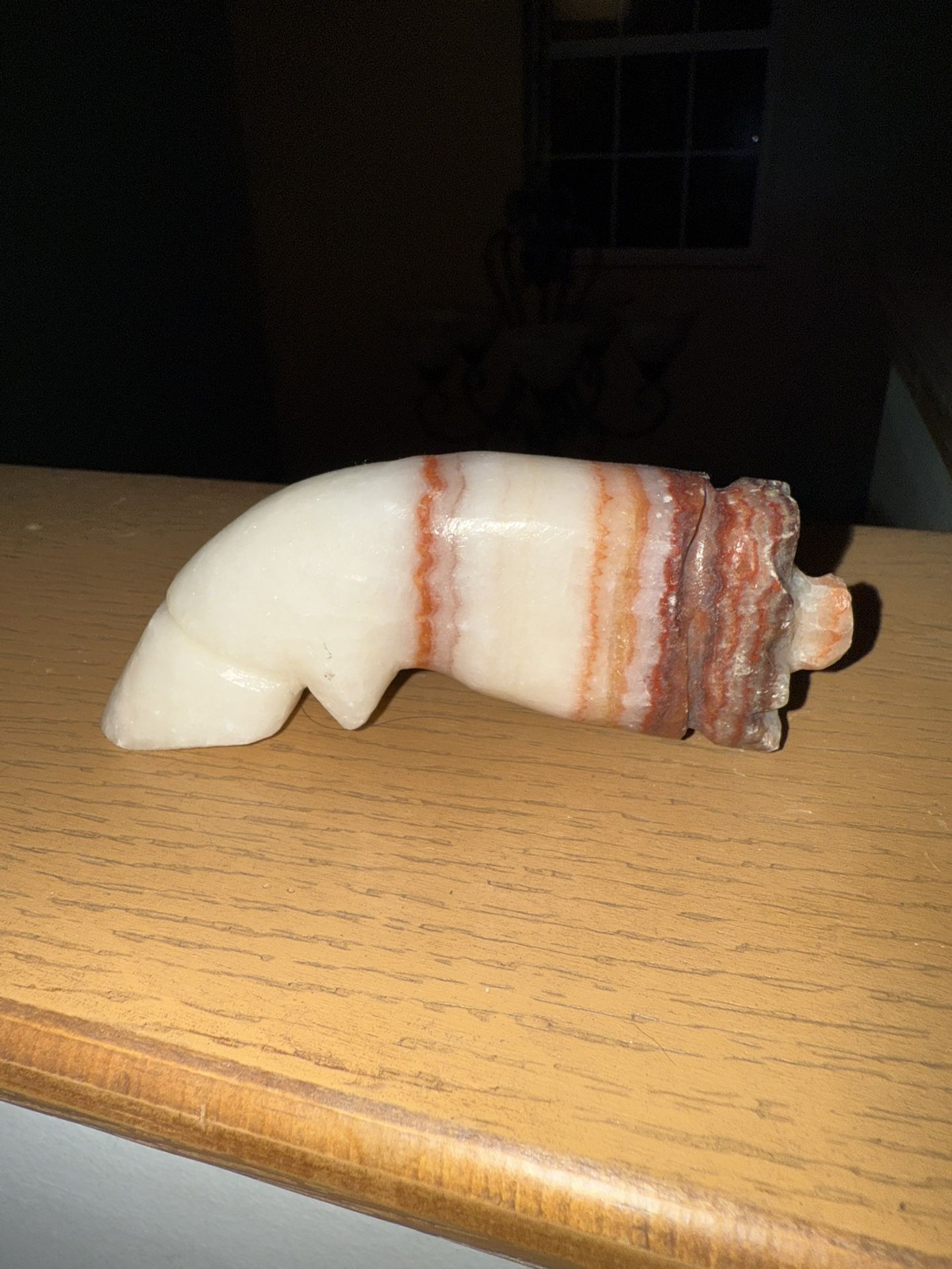 Lace agate pigs foot