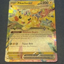 Pokemon Pikachu Ex 057/191 Ultra Rare Holo NM