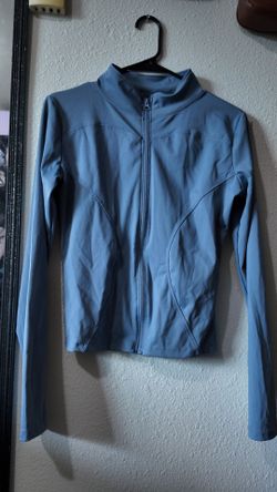 Blue Full-Zip Athletic Jacket