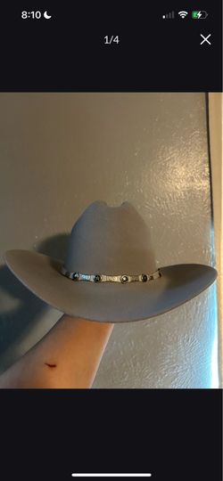 Grey cowboy hat  size 7 1/8