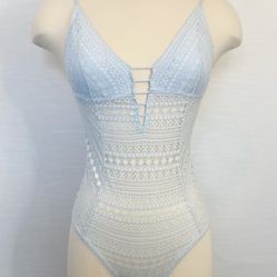 Hollister Strappy Crochet Lingerie Bodysuit🦋