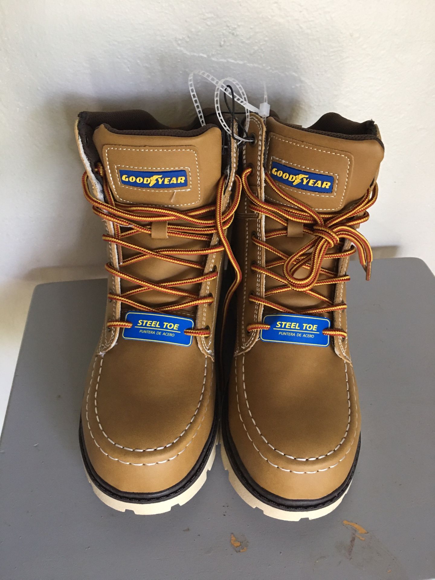 Brand New 7 In men’s Or 9 In Woman Goodyear still toe work boot