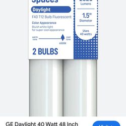 Fluorescent Light Bulb Qty 1  (48")