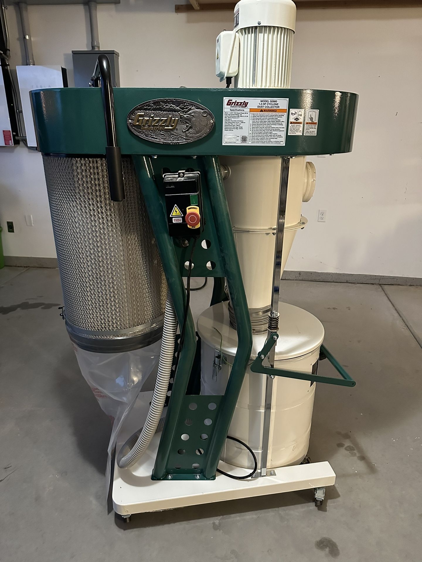 Grizzly G0860 Dust Collector
