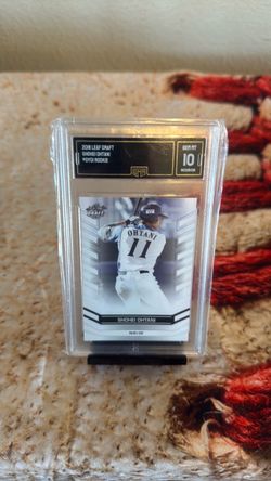 2018 Leaf Draft Shohei Ohtani Rookie Card GMA 10
