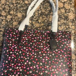Kate Spade tote bag with pink floral design brand new